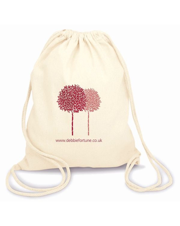 Green & Good Columbia Fairtrade & Organic Natural Cotton Drawstring Backpack