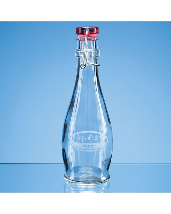 0.355ltr Round Red Cap Swing Top Bottle (Not suitable for carbonated liquids)