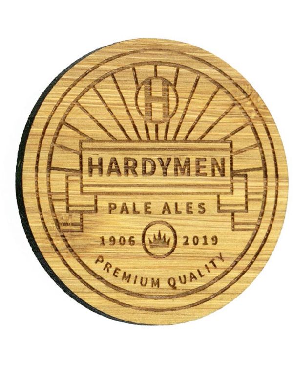 Bamboo Promotional Badge Bespoke Shape Up To 50mm x 50mm