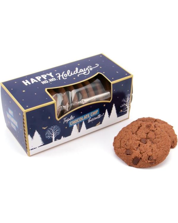 Winter Collection – Biscuit Box - Triple Chocolate Chip Biscuits
