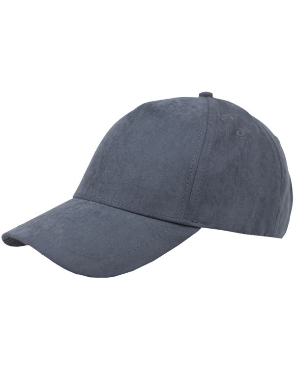 Five Panel Heavy Washed Suede Cap