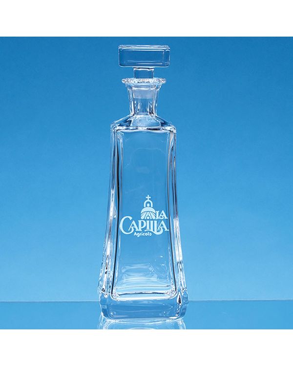 0.7ltr Crystalite Aretzo Tapered Decanter