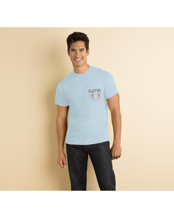 Gildan Heavy Cotton T-Shirt - Coloured (DTG Print - 102 x 102mm)