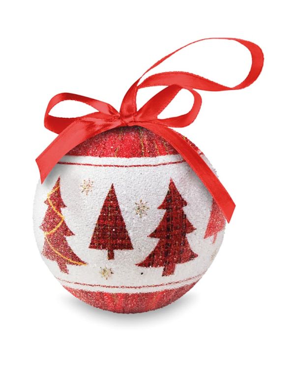 "Snowy" Christmas Bauble In Gift Box