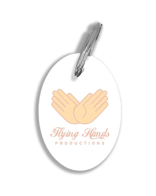 Recycled Deluxe Oval Keyring