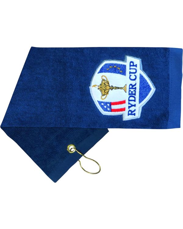 Embroidered Cotton Golf Towel