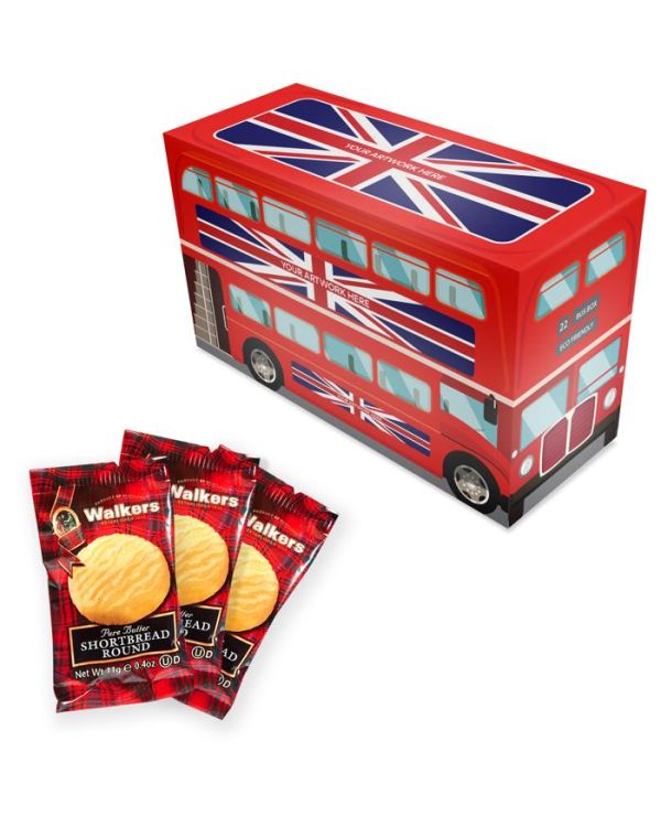 Eco Range – Eco Bus Box - Mini Shortbread Biscuits - X5