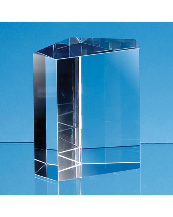 7.5cm Optical Crystal Irregular Pentagon Award 