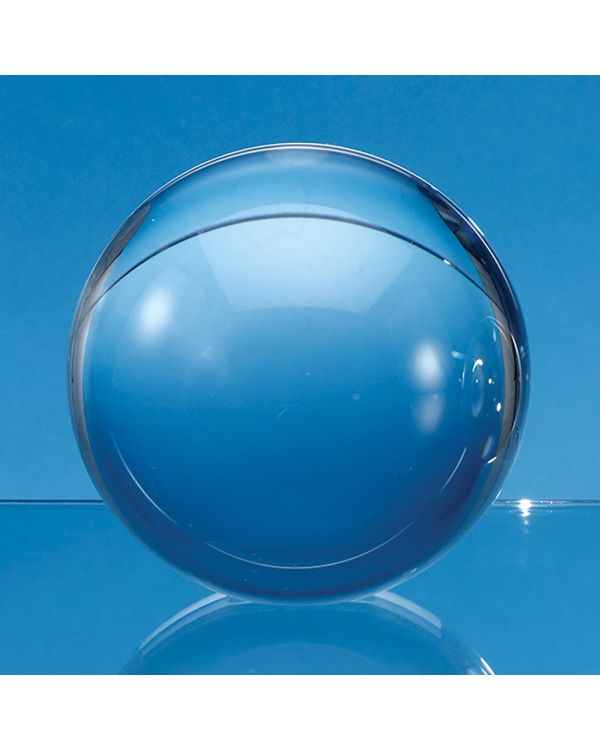 6cm Optical Crystal Sphere with a Flat Base
