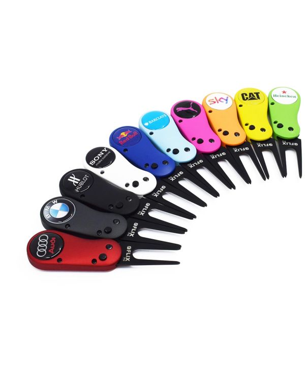 Flix Pro 2.0 The Ultimate Automatic Opening Golf Divot Repair Tool