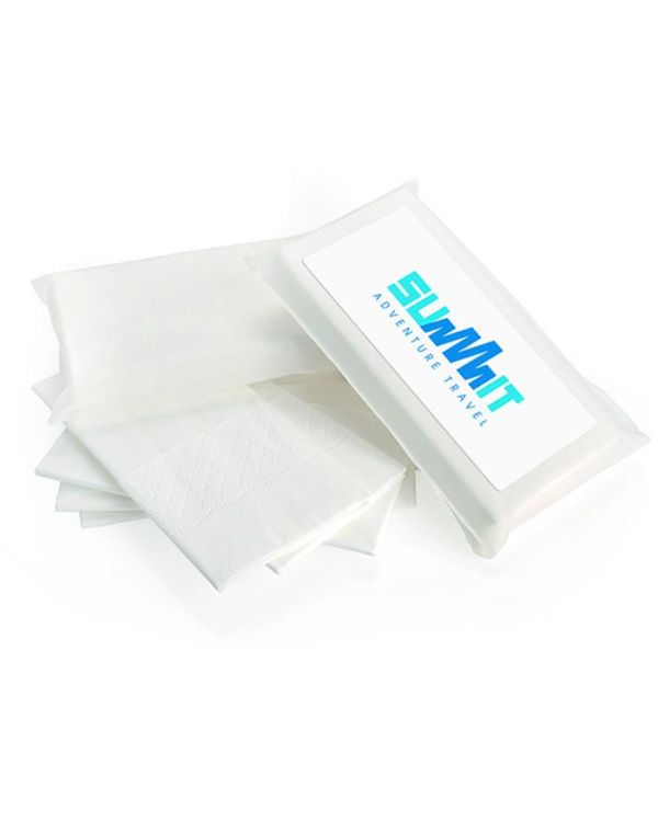 5 White 3-Ply Tissues In A Biodegradable Pack
