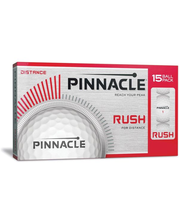 Pinnacle Rush Printed Golf Balls Boxed In 15s
