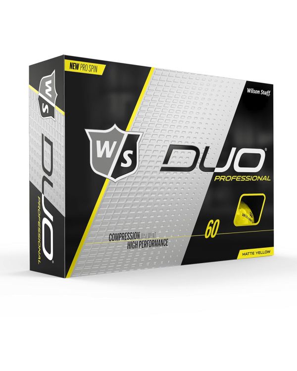 Wilson Staff Duo Pro (Yellow, Orange Or Green) Printed Golf Balls