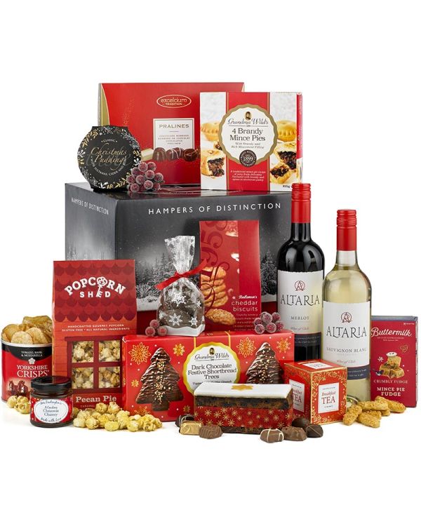 Classic Christmas Luxury Wine Hamper