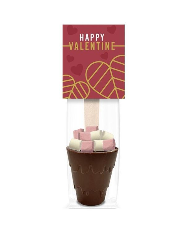 Winter Collection – Info Card - Hot Chocolate Spoon - With Marshmallows