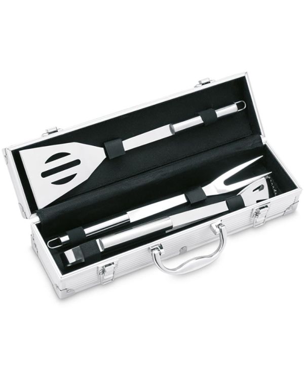 Asador 3 BBQ Tools In Aluminium Case