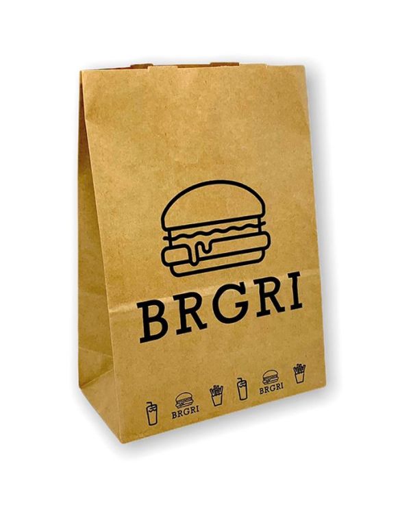 Block Bottom Kraft Paper Bags