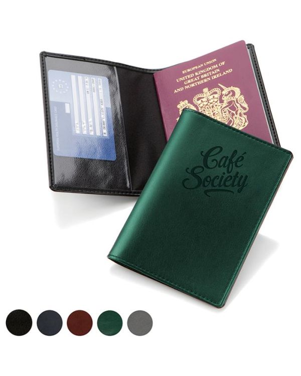 Belluno Leatherette Basic Passport Wallet