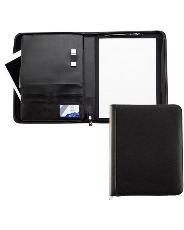 Houghton A4 Zipped Conference Folder With Padded Tablet Pocket