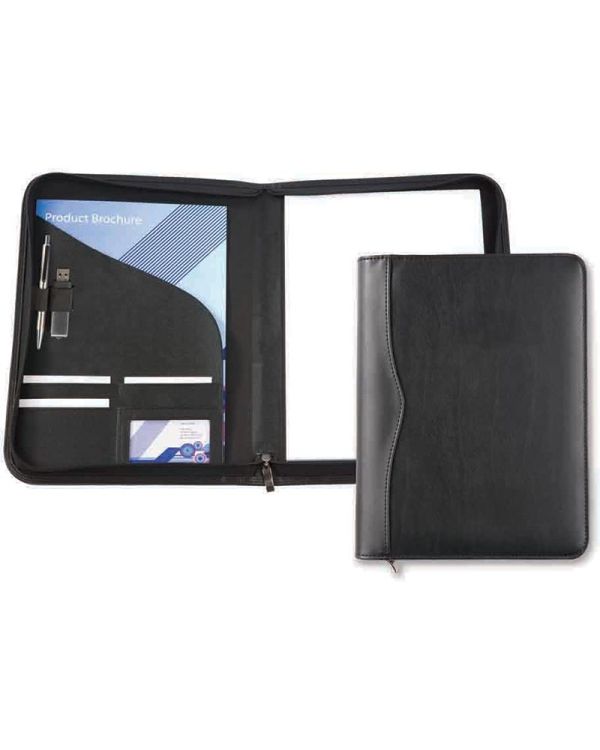 Oakham A4 Zipped Conference Folder