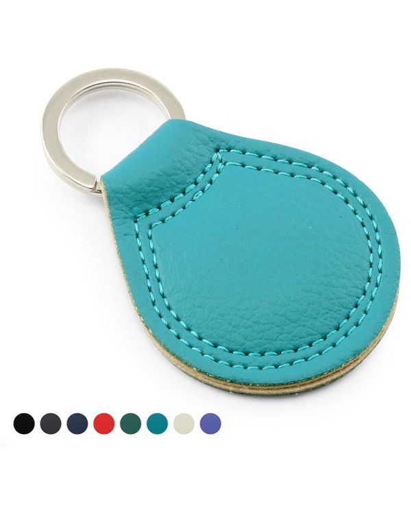 Recycled Eleather Teardrop Key Fob