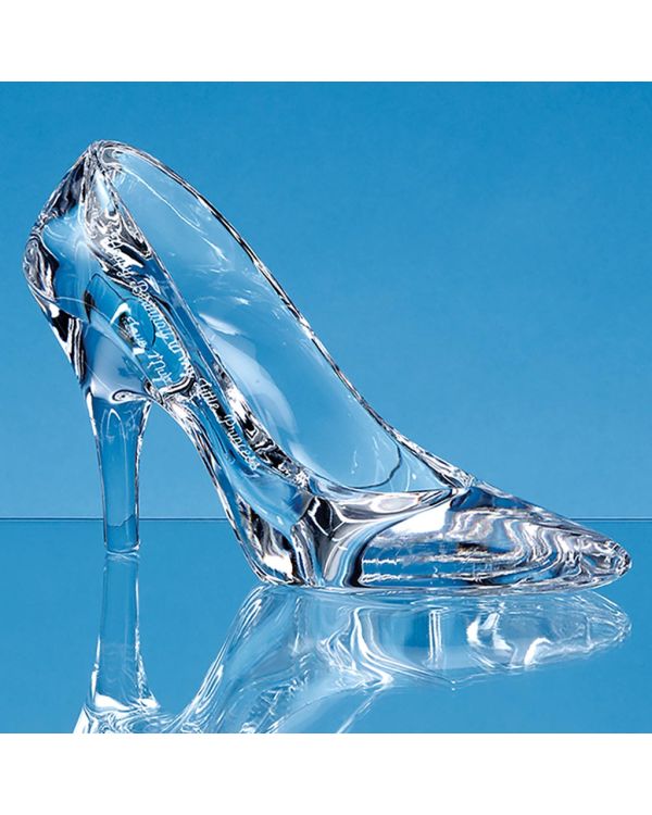 19.5cm Lead Crystal Stiletto Shoe