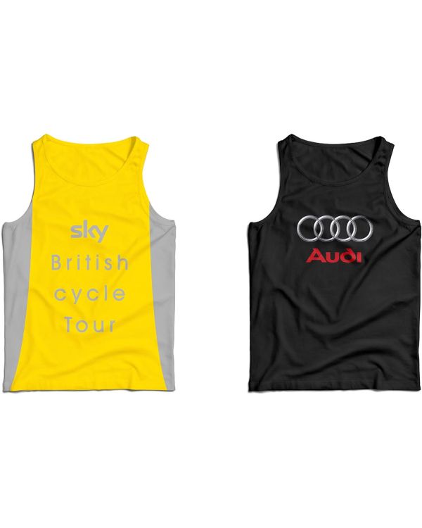 Custom Design Sports/Running Vest With Your Logo Printed Full Colour To Both Sides