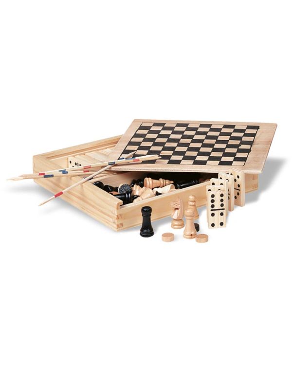 Trikes 4 Games In Wooden Box