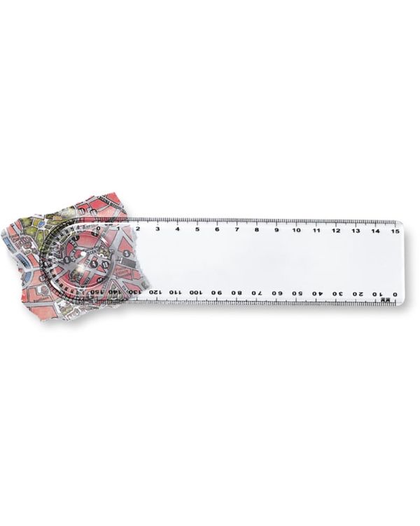 Lasta Ruler With Magnifier