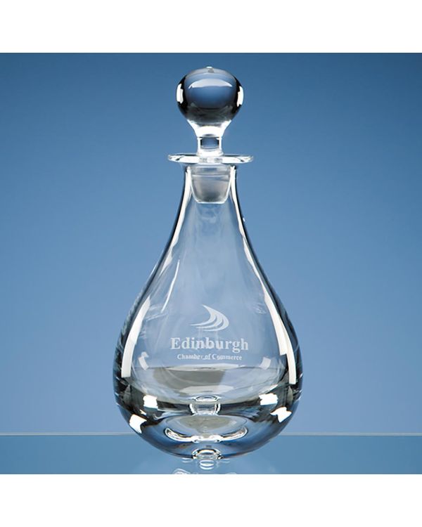 0.75ltr Handmade Teardrop Wine Decanter