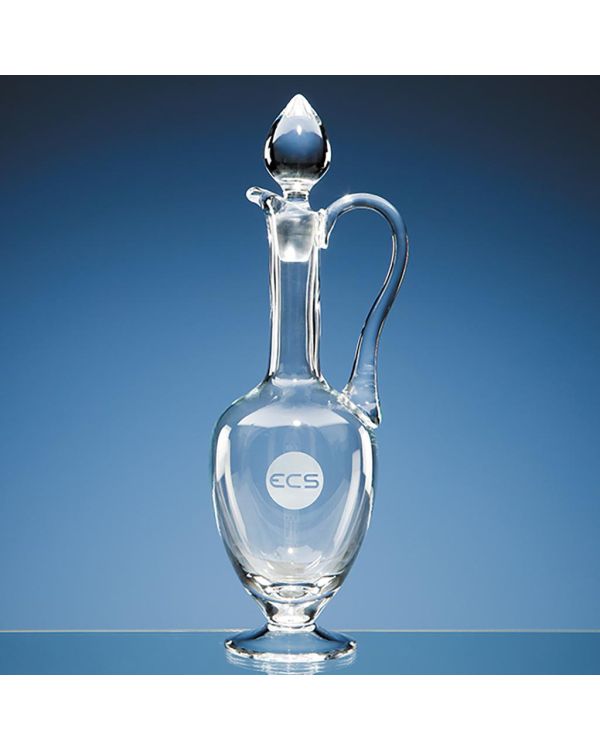 0.8ltr Handmade Footed Claret Jug