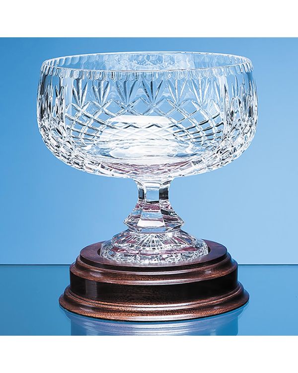 18cm Lead Crystal Footed Bowl