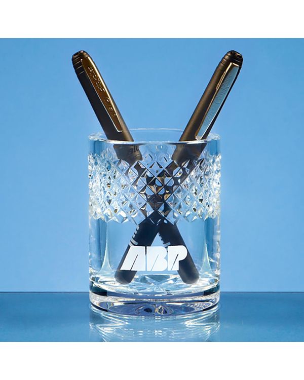 9cm Lead Crystal Pen Holder