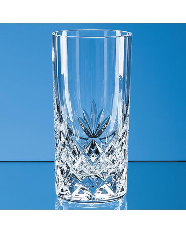 360ml Blenheim Lead Crystal Full Cut High Ball