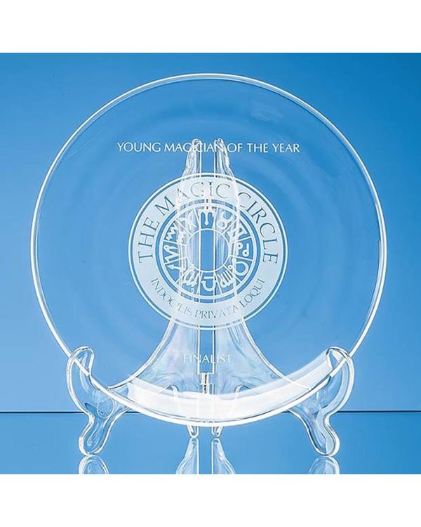 Large Clear Plate Stand
