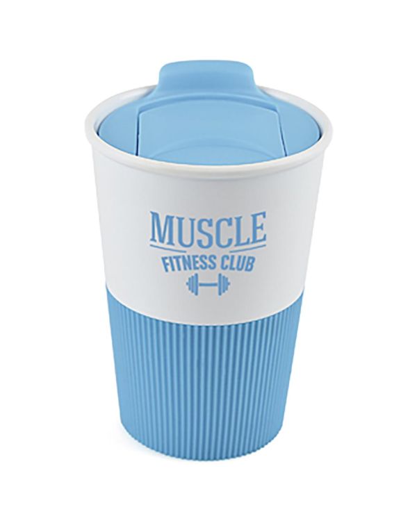 Rubber Base Plastic Take Out Mug