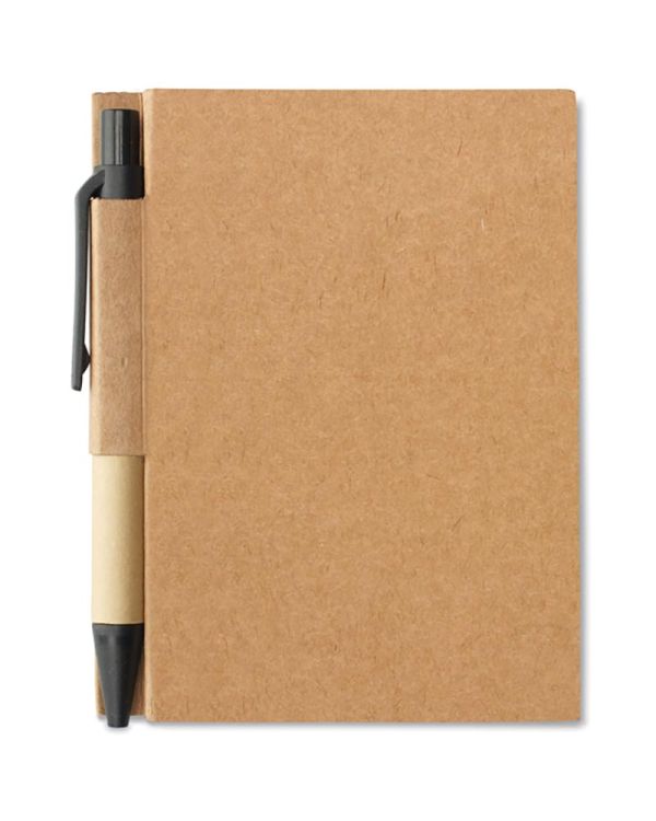 "Cartopad" Memo Note With Mini Recycled Pen