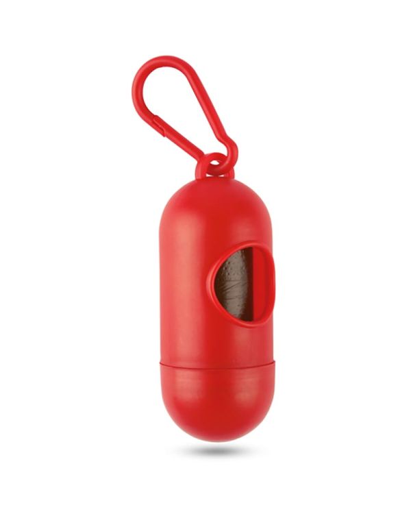 "Tedy" Container For Pet Bag With Hook