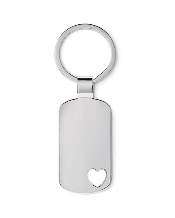 Corazon Keyring With Heart Detail
