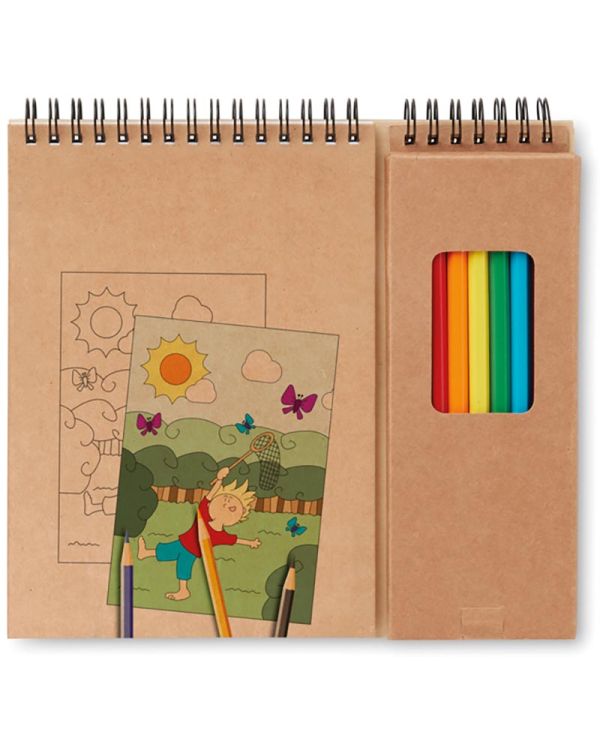 Colopad Colouring Set With Notepad