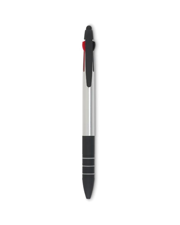 "Multipen" 3 Colour Ink Pen With Stylus