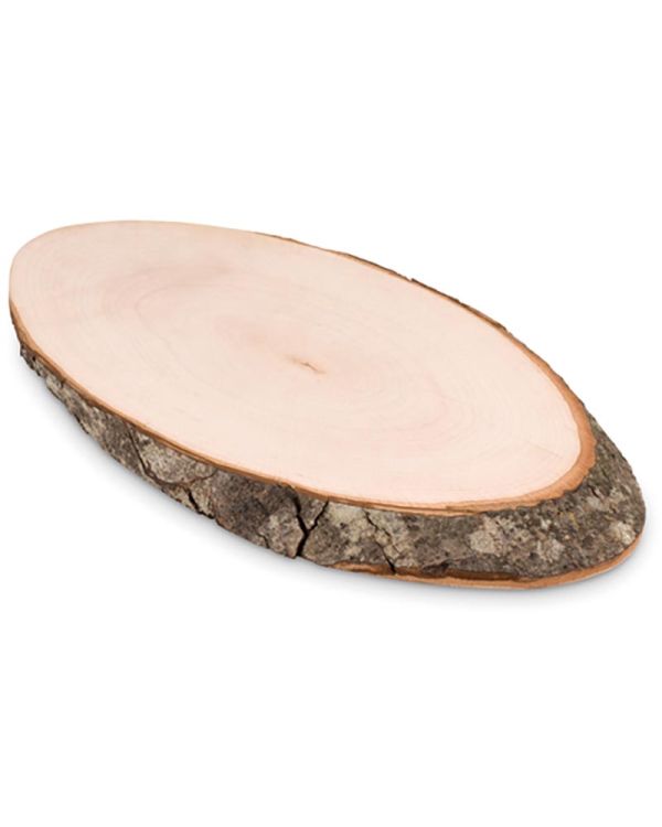 "Ellwood Runda" Oval Board With Bark