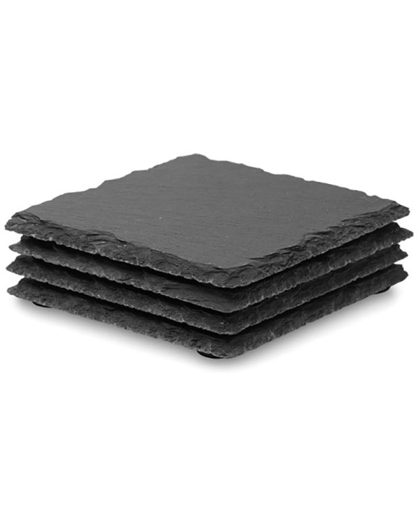 Slate4 Slate Coasters With Eva Bottom