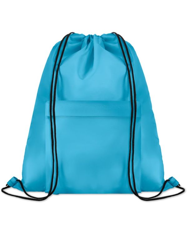 Pocket Shoop Large Drawstring Bag