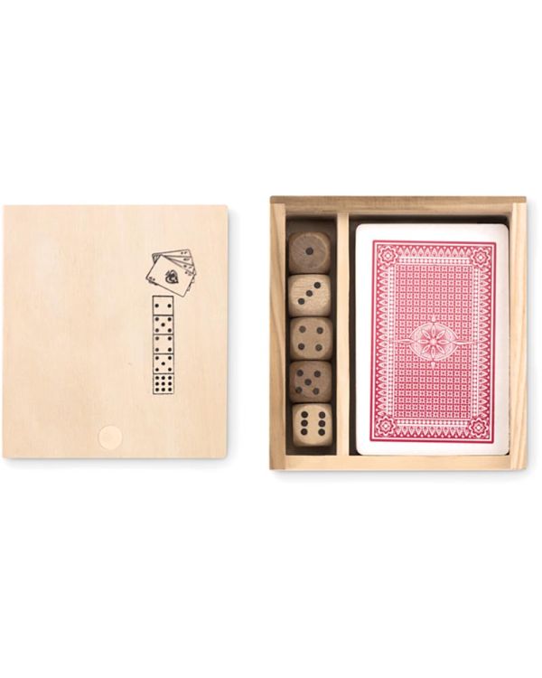 Las Vegas Cards And Dices In Box