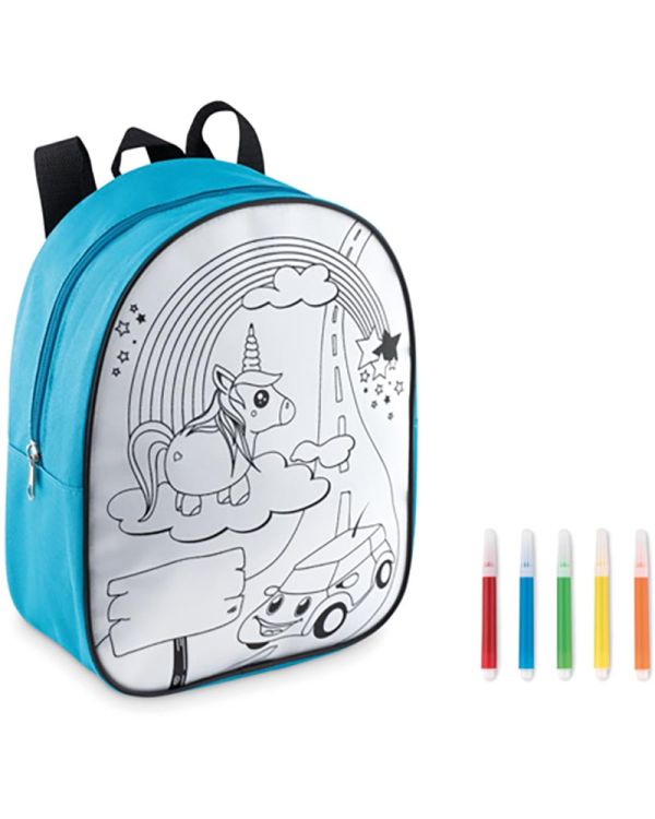 Backsketchy Backpack With 5 Markers