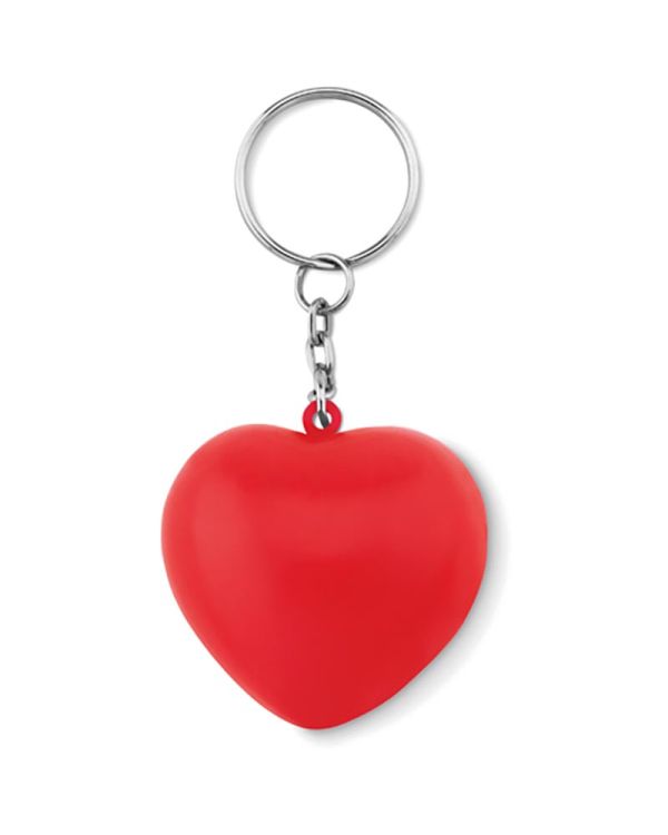 Lovy Ring Keyring With PU Heart