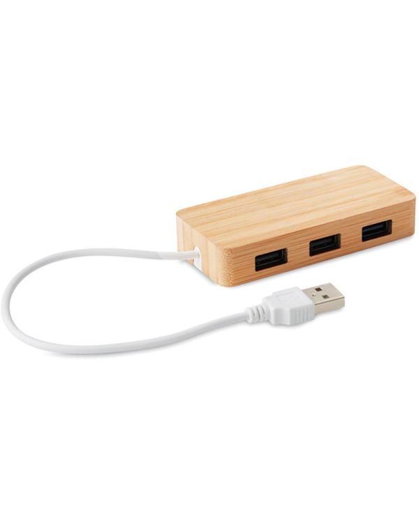 Vina Bamboo USB 3 Ports Hub