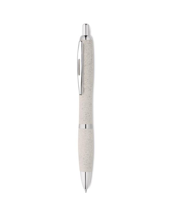 Rio Pecas Wheat-Straw/ABS Push Type Pen