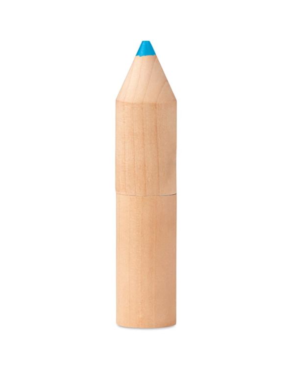 Petit Coloret 6 Pencils In Wooden Box